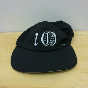 Lululemon 10th Anniversary Fast Run Hat Cap Strapback Black Reflective Logo